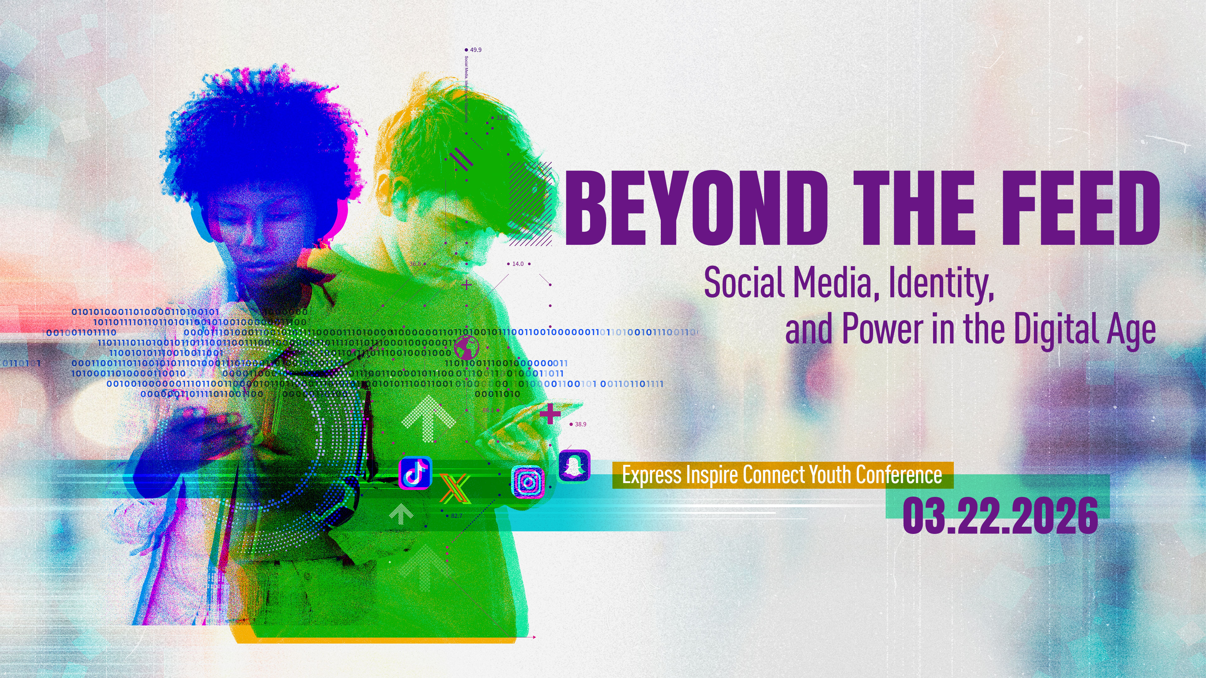 Youth navigating social media feeds, identity, and digital culture.